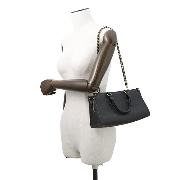 LOUIS VUITTON OnthegoEW Monogram Empreinte Leather Noir M23640 - Picture 5 of 15